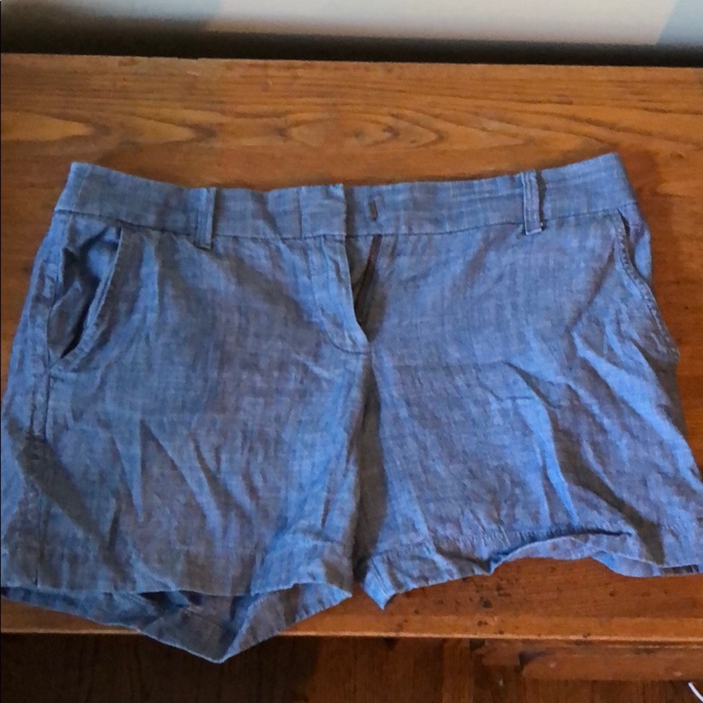 Chambray J. Crew shorts